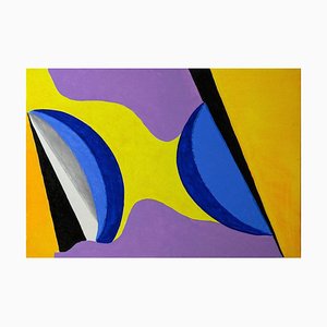 Giorgio Lo Fermo, Colored Shapes, 2020, Original Oil on Canvas