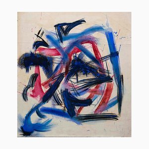Giorgio Lo Fermo, Abstract Composition II, huile sur toile, 2020