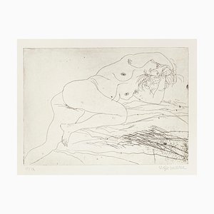 Sergio Barletta, Nude, 20th Century, Original Etching