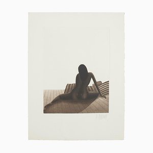 Nude Woman, 20th Century, Original Etching