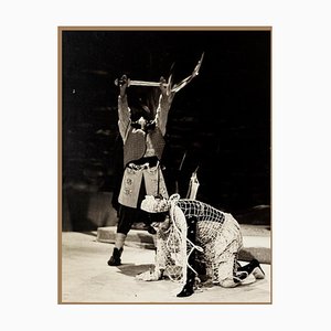 Alkis Matheos, Theaterszene, 20. Jahrhundert, Original Albumen Foto