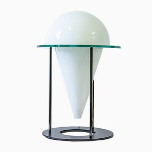 Vintage Table Lamp in the Style of Fontana Arte, 1980s