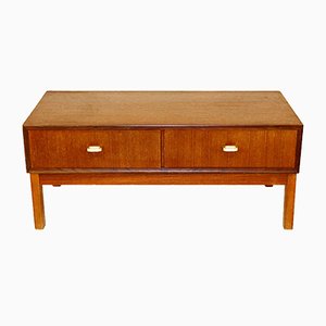 Schwedischer Teak Konsolentisch, 1960er