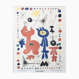 Joan Miro, Affiche Kaiser Wilhelm Museum in Krefeld Branches, 1948