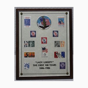Lady Liberty I Stamp di francobolli, I primi 100 anni, 1886-1986