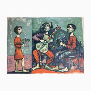 H. Bauz, Guitar Games, Lithograph