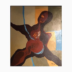 Robert Freund, Dekorative Malerei, Öl auf Leinwand