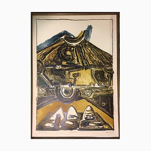 Galdar II Gran Canaria Lithografie, 1969