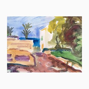 Heymo Bach, Kos Summer, 1985, Aquarelle