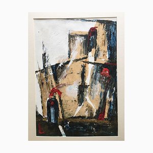 Abstrakte Acryl Collage