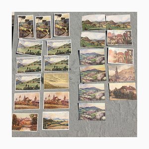 Pedro Schmiegelow, Cartes Postales, Set de 33