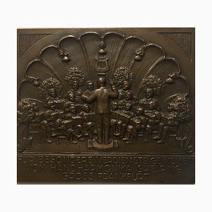 Large Bronze Plaque, Concertina Spielring