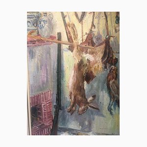 Carl Erich Arabin, 1918-1995, Grove Hunting, óleo sobre lienzo