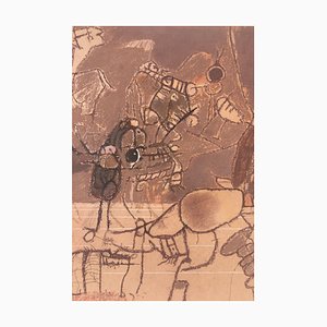 Peter Ostermeyer, insect, 1982, Pastel and Chalk