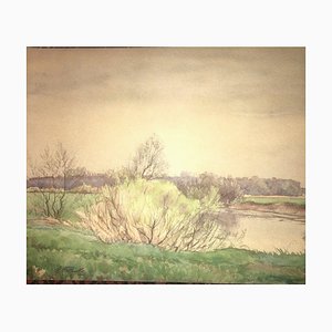 Hanny Franke Hanni Rhon, Taunus, Aquarelle LS 417