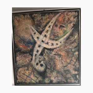 Crâne, 1980s, Technique Mixte