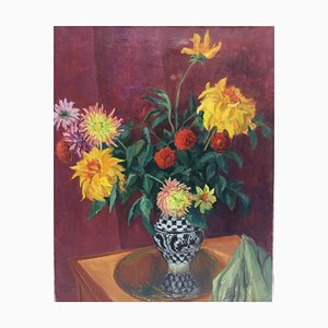 Flowers Still Life, 1959, óleo sobre lienzo