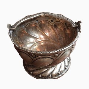 Silver Pot with Cross