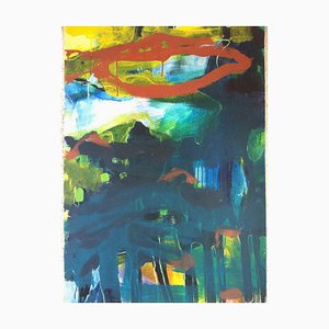 Jung In Kim, Abstrakte Farbe 18, 1996-1997, Acryl auf Papier