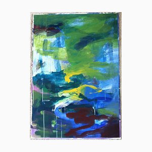 Jung In Kim, Abstrakte Farbe 20, 1996-1997, Acryl auf Papier