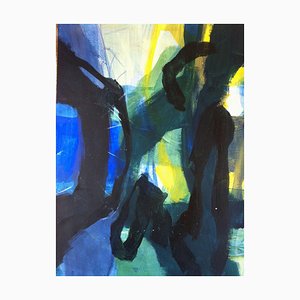 Jung In Kim, Abstrakte Farbe 16, 1996-1997, Acryl auf Papier