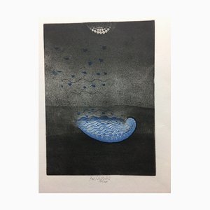 Pavel Sukdolak, 1925, The Wonder Blue, Radierung