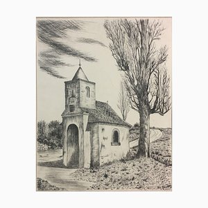 Karl Hartmann, Chapel, Etching