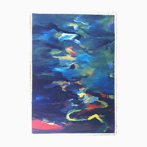 Jung In Kim, Abstrakte Farbe 1, 1996-1997, Acryl auf Papier