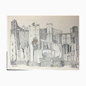 Lithographie Haber Hans, Old City View