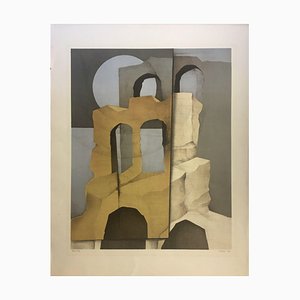 Müller-Erbach Hans-Otto, 1970er, Erbach Composition, Lithographie
