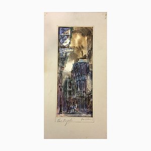 Tom Lane, Rue Royale, Watercolor