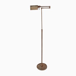 Vintage Brass Adjustable Floor Lamp, 1970s