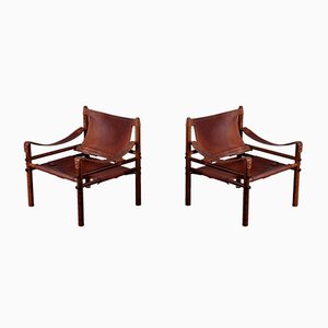 Chaises Sirocco Safari Vintage par Arne Norell pour Arne Norell AB, 1960s, Set de 2