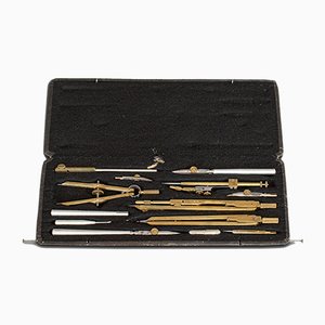 Antique German Drawing Instrument Set