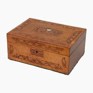Victorian Birdseye Maple Jewelry Box