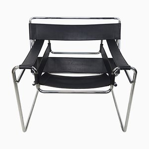 Vintage Wassily Chair attributed to Marcel Breuer for Knoll International