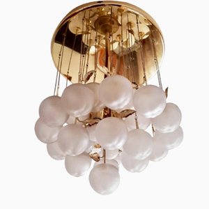 Lampada da soffitto vintage a forma di mela di Vetri di Murano