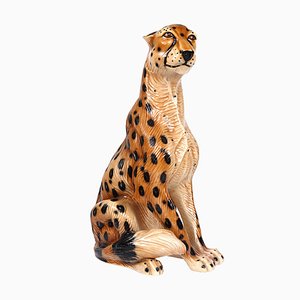 Mid-Century Keramik Jaguar von Ronzan
