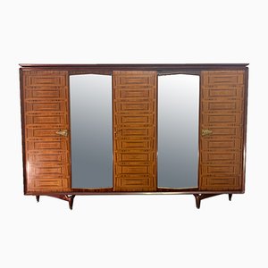 Inlaid Rosewood Wardrobe from Dassi, 1950s