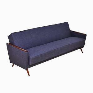 Klappbares Mid-Century Sofa mit 3 Sitzen, 1960er