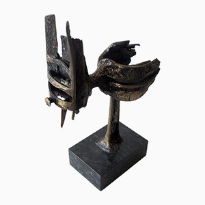 Wim Rijvers, Abstract Bronze Sculpture, 1980s