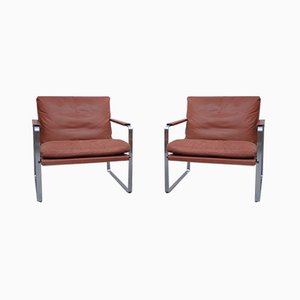 Set of Vintage Lounge Chairs by Preben Fabricius & Jørgen Kastholm for Knoll