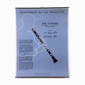The Clarinet, Poster, 1950s