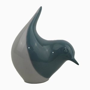 Czech Porcelain Sparrow from Royal Dux, 1960s