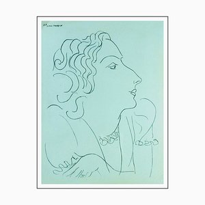 Henri Matisse (d’après) , La Rêveuse De Profil, 1943 , lithograph