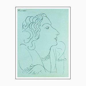 Henri Matisse (d'après), La Rêveuse De Profil, 1943, litografía