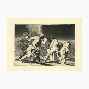Francisco Goya, Disperate Furioso, 1875, Etching