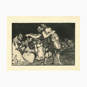 Francisco Goya, Disparate Matrimonial, 1875, Etching