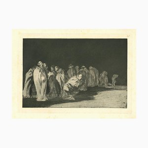 Francisco Goya, die Ensacados, 1875, Radierung