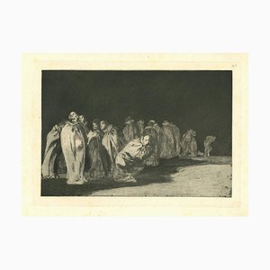 Francisco Goya, the Ensacados, 1875, Etching